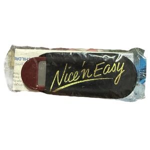 Vintage Nice n' Easy Pocket Mini Mirror With Suede Sleeve NOS Sealed Purse Size‎